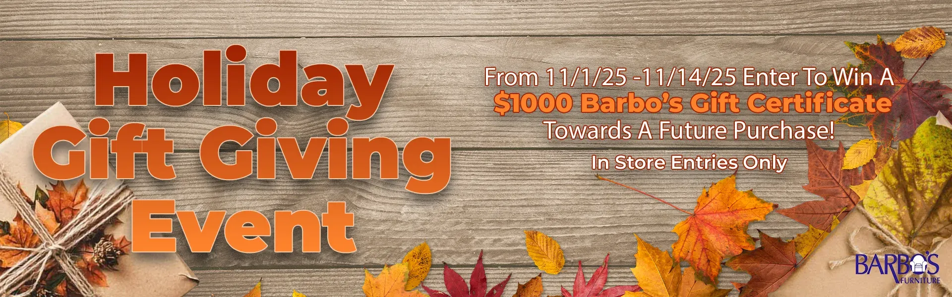 Holiday Gift Giving Event